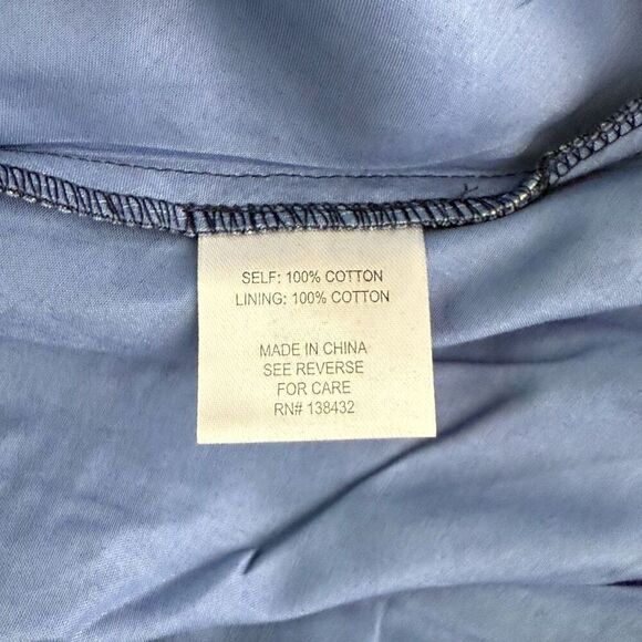 Modcloth Waving From The Waterfront Tie Shoulder Fit and Flare Cotton Dress - Wo - Picture 9 of 10